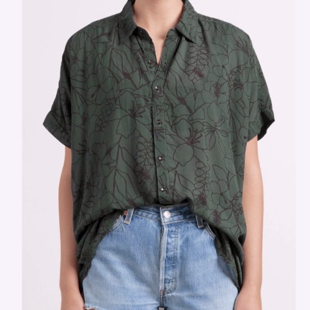 Acacia Mombasa Top in Paradise Print size Large